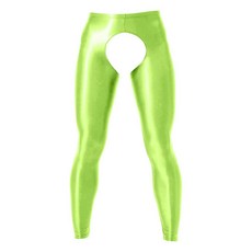 남성용 스트레치 아이스 실크 속옷 베이스 레이어 레깅스 타이즈 메시 롱 존스 팬츠 스타일4-블랙123331, Style2-형광 그린