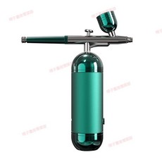 TW出貨 水氧注入氧氣噴霧器納米面部保濕嫩膚注入器面部蒸納米霧噴霧器療法機噴霧美容, 綠色,USB recharge
