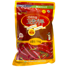 [남안동농협] 선비마을 100% 국산 고춧가루 보통맛, 1개, 1kg