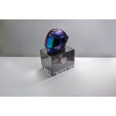 WRF 可樂帽 汽水帽 可掀式安全帽, 紫霧暈染
