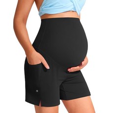 Mama Land Maternity Swimming Athletic Workout Shorts for Women Summer Beach Pool Vacation Workout