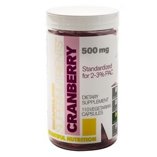 蔓越莓萃取物膠囊 500mg, 110顆, 1罐