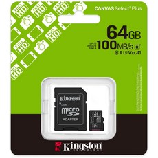 金士頓 記憶卡, 1個, 64GB-SDCS3