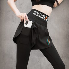 여성용 하이웨이스트 요가 팬츠 신축성 좋은 피트니스 바지 속건성 운동복 트레이닝 팬츠