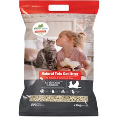 ECO Clean 艾可 草本輕質型 豆腐貓砂, 1個, 活性碳-2.8kg(三包請選宅配)