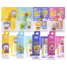 뽀로로와친구들 립큐어 2.5g 어린이립밤 립케어 환절기 루피 크롱 뽀로로 패티, 뽀로로-포도향, 1개