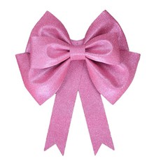 탐나마켓 초대형 리본 무타공 고리 포함 DIY키트, 1개, 글리터 핑크