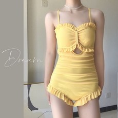 여성 러블리 프릴 모노키니 섹시비키니 수영복 여름휴가 워터피크 비치 원피스비키니