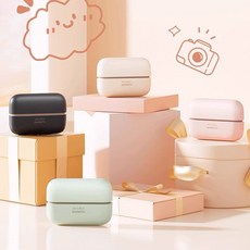 마그네틱 휴대용 듀얼 손난로 USB-C타입 핫팩 3000+3000mah, 베이지, double