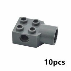 하이테크 회전 조인트 볼 루프 홀 빌딩 블록 교육용 장난감 호환, 5.48169-다크그레이, 1개