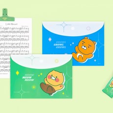 카카오프렌즈 비비드 봉투파일 라이언 춘식이