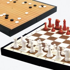 소형 자석 바둑+체스(양면)-M-150 양면세트 보드게임, 단일상품1, 단일상품0, 소형 바둑+체스(양면), 1개