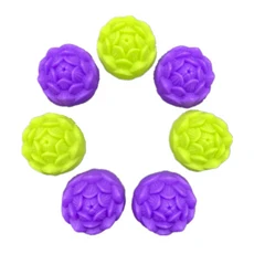 20개입 5cm 대형 꽃 모양 케이크 틀 컵 내열 실리콘 비누 초콜릿 푸딩 아이스 몰드 베이킹 도구, 01 56 5cm