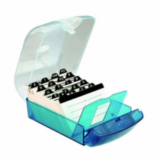 종이명함케이스 명함통 소 한글인덱스 명함거치대 명함박스, 본상품