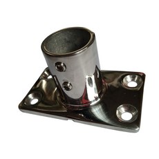 DIYANG 船用不鏽鋼316 遮陽棚甲板扶手底座 遊艇配件, 1個, 直方管座22mm