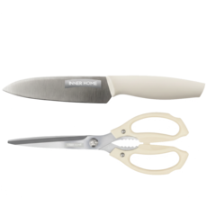 이너홈 프리미엄 주방칼 2종세트, 과도+주방가위, 1세트