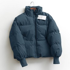 SURBORT 여성 하이넥 도톰한 숏 패딩 점퍼