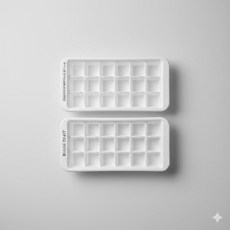 18구 얼음트레이 제빙기 2p 다용도 냉동실 아이스 얼음틀 아이스트레이 18구얼음틀 다용도얼음틀