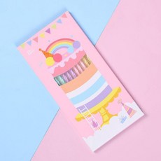 生日蠟燭 蛋糕烘焙 螺紋 彩色 派對 用品, 1個, 粉色盒子蠟燭A1 50盒
