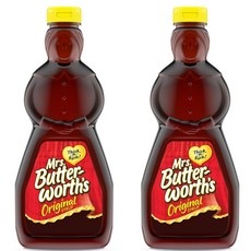 Mrs. Butterworth 미세스 버터워스 오리지널 팬케이크 시럽 709ml 2개