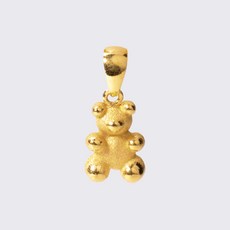 뷰띵 24K 순금 1.875g 큐티 곰돌이 펜던트