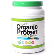 Orgain 無麩質乳清蛋白質補充粉 香草口味, 1個, 462克