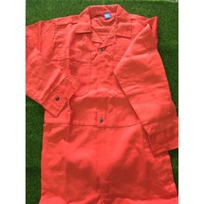 祥暉百貨 橘色連身工作服 橘色連身 橘連身 橘色連身技工服 短袖連身服, ORANGE, 1個