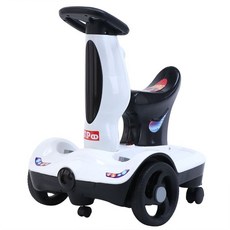 兒童電動挖掘機 360度旋轉 遙控工程車 挖土機 兒童電動車, 1個, 1白色普通款+電瓶+雙驅動