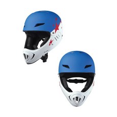 MICRO KICKBOARD 풀페이스 레이싱 헬멧 블루 146729, FREE