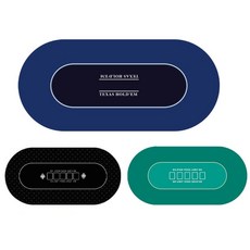 타원형 카드 홀덤매트 텍사스 포커 게임 보드게임