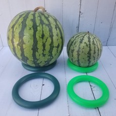 수박 받침대 플라스틱 링 수박 진열 과일 공 고정 받침 패드 홀더 원형 받침링, B 13cm 블루, B 13cm 블루, 1개