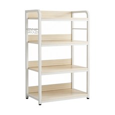 廚房置物架 新楓櫻木色 64x40x119cm 4層加寬桌面設計, 楓櫻木色, 1個