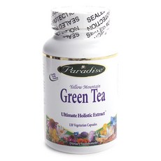 Paradise Herbs 綠茶膠囊保健食品, 1個, 120 件
