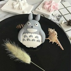 卡通龍貓 矽膠模具 手工皂模 香磚模 擴香石模, 1個