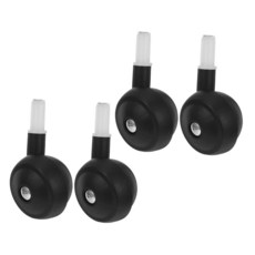 Angoily 베이비 워커 휠 교체 4개 유모차 및 워커용 범용 회전 캐스터 휠 조용한 플라스틱 캐스터 쉬운 설치 블랙_139942, Angoily 베이비 워커 휠 교체 4개, 유모차 및