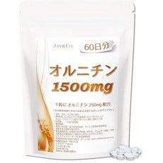 JAY&CO. 오르니틴 1500mg 정제 60일 360정, 1개, 1g