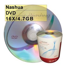 Nashua DVD-R 16X 4.7G 空白光碟片燒錄片300片裝(臺灣製造 A級外銷品牌), 1個