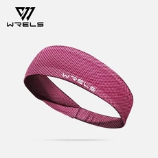 여름 스포츠 머리띠 통기성 피트 스웨트 밴드 미끄럼 방지 탄성 테 땀 흡수 경량 러닝 헤어, pink