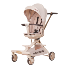 올보르 앨빈 트라이크 유모카 기내반입 휴대용 유모차, 샴페인, 1개