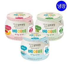 매일 상하목장 베이비요거트 딸기바나나4개+사과당근4개+플레인4개/총85gX12개/혼합형