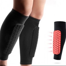 정강이 보호대 축구종아리, 블랙_L, 1개