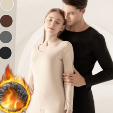 남성 기모 내의 보온 심리스 세트 남성 기모 타이즈 겨울 레깅스 여성 여자