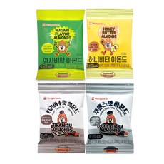 머거본 아몬드 4종 믹스 번들 10g, 20개