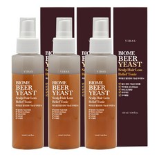 비바스 바이옴 맥주효모 스캘프 탈모완화 토닉, 120ml, 3개