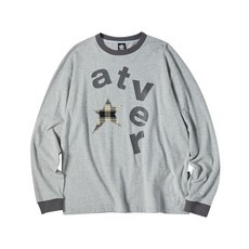 TRAVEL 체크 빅 아르떼 롱 슬리브 그레이 102589