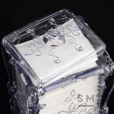 럭셔리 화장솜 케이스 소품통