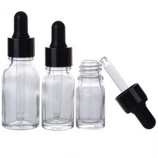 투명스포이드병 유리스포이드병 15ml(28.5x65mm) 1pcs aco 백색스포이드병 유리스포이드용기