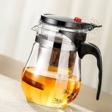 로즈힙 버튼 티포트 600ml 빠른배송 보관용기 차도구 거름망
