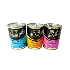 럭셔리발란스 강아지 주식캔 380g 24개입, 콤보(각 8개씩), 선택:콤보(각 8개씩)