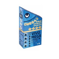 VIVOMEGA 鱻鱻果實 高濃度魚油膠囊, 1個, 鱻鱻果實高濃度魚油60顆/盒
